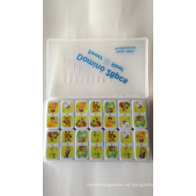 juego de dominó de juguete educativo de urea con personalizar la impresión de transferencia en caliente